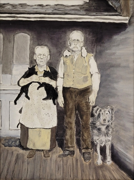 Great Great Grandpa Henry and Great Great Grandma Lizie and Friends